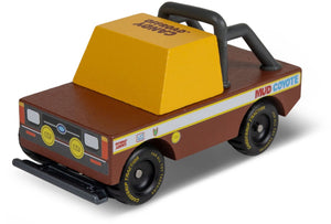 Candylab toys candycar toons - mud coyote brown - hout auto - 3+
