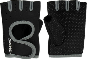 Avento fitness handschoenen - neopreen - zwart grijs - maat s m