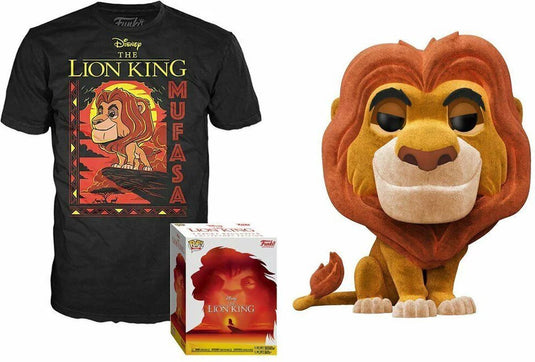 Funko pop! tee box: disney the lion king - mufasa (size l)