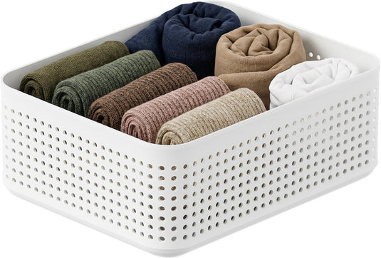 Rotho wop kledingkast organizer - mand l - wit