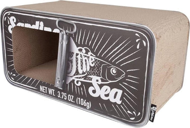 District 70 sardine - design krabmeubel van gerecycled karton - 60 x 30 x 30 cm - zwart