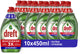 Dreft quickwash extra hygiëne vloeibaar afwasmiddel - 10 x 450 ml