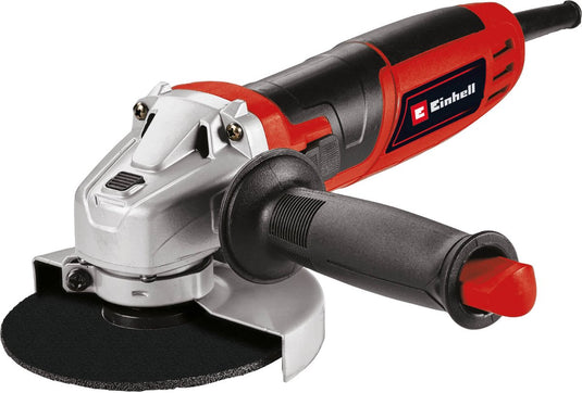 Einhell haakse slijper tc-ag 125 850 kit -850 w - onbelast toerental: 12.000 t min - ø125 mm - incl. transport- opbergtas 45 22, 3x ø125 mm slijpschijf, 1x lamellenschijf, 1x slijpschijfbeschermkap