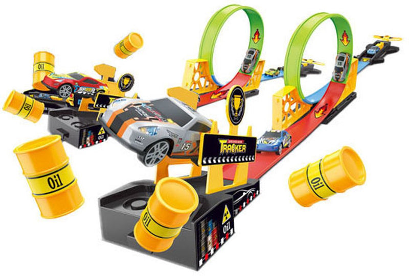 Load image into Gallery viewer, Lobbes speelgoed bv duel lanceerset loopings racebaan
