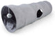 Duvo plus playtime speeltunnel purrly voor katten l-80x25x25cm grijs