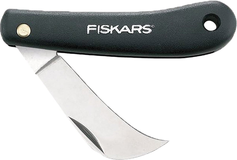 Load image into Gallery viewer, Fiskars tuinmes - k62 bloemenmes - rvs blad - zakmes - outdoor mes
