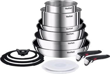 Tefal ingenio emotion pannenset - 13-delig - pannenset inductie - inclusief deksels - rvs - stapelbaar - geschikt voor alle warmtebronnen