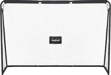 Avento voetbaldoel met targetscherm - staal - ca. 300 x 200 x 91.5 cm