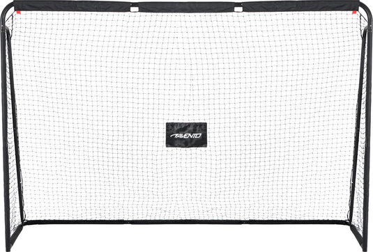Avento voetbaldoel met targetscherm - staal - ca. 300 x 200 x 91.5 cm