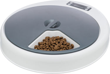Trixie tx4+1 - automatische voerdispenser - 5 maaltijden van 240 ml - droogvoer - natvoer