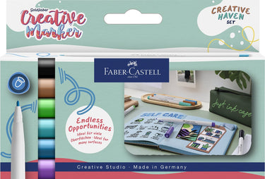 Faber-castell marker - creatief goldfaber - lijnbreedte 1.5mm - set creative haven - fc-160603