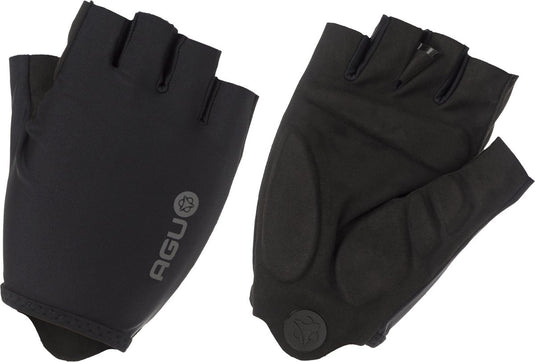 Agu gel gloves - fietshandschoenen - 2 mm gelpadding - siliconen grip - vingerloos - unisex - zwart - m