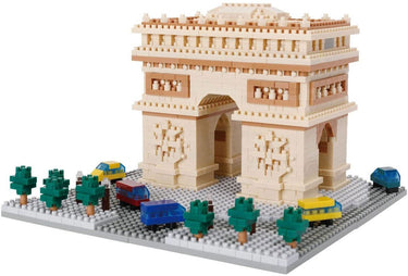 Bandai nanoblock bouwset arc de triomphe deluxe - 1560st.