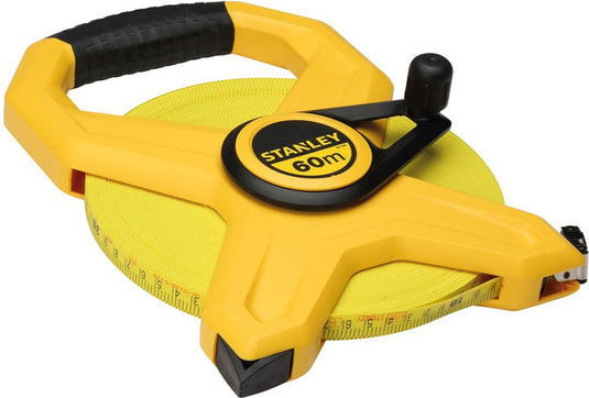 Stanley landmeter fiberglas 234795 - 60 m - 12,7 mm - open kast