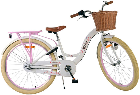 Volare blossom kinderfiets - meisjes - 26 inch - wit - nexus 3 versnellingen