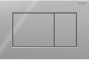 Geberit sigma01 bedieningsplaat - 2-toets spoeling - vierkant - glans chroom