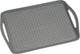 Kesper dienblad rechthoekig - anti-slip dienblad - diep dienblad met antislip - met handvatten - 45.5 x 32 x 4.5 cm - kleur: grijs