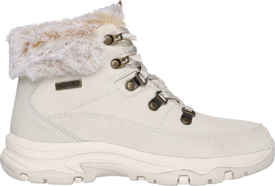 Skechers trego - snow worries dames wandelschoenen - naturel