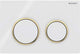 Geberit 115.085.kk.1 - omega20 bedieningspaneel - 2-toets spoeling - rond - wit goud wit