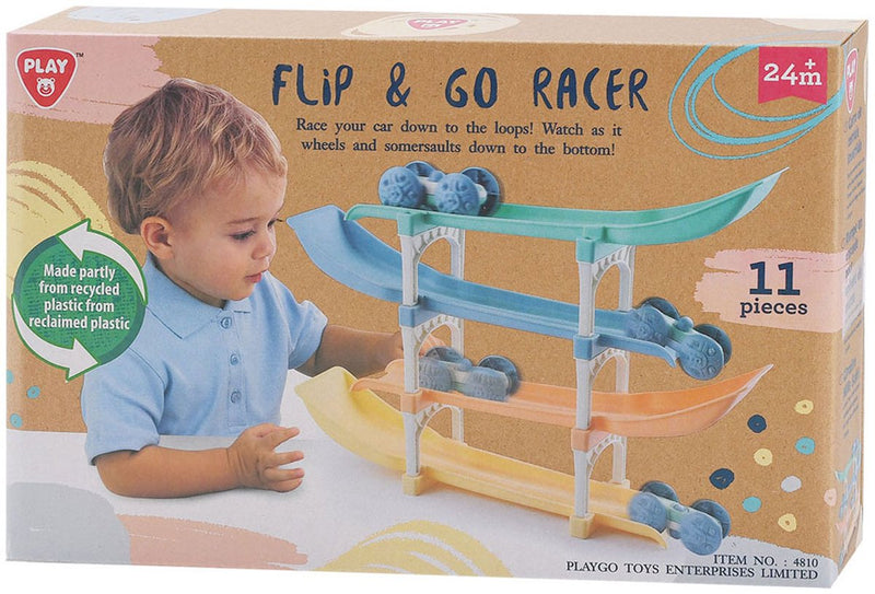 Load image into Gallery viewer, Playgo flip en gaan autoracebaan - 11dlg.

