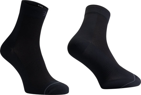 Bbb cycling fietssokken zwart - 3 paar - lengte: 13cm - duurzame wielrensokken zomer - maat 39 43 - fietssokken heren en dames - combifeet bso-20