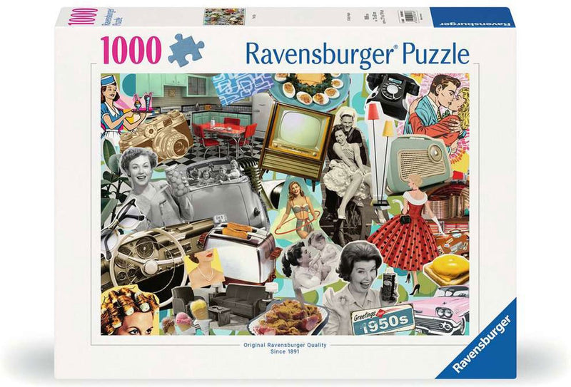 Load image into Gallery viewer, Ravensburger puzzel legpuzzel jaren 50 - 1000 stukjes vintage.
