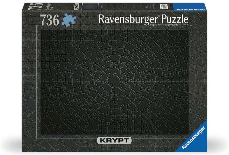 Load image into Gallery viewer, Ravensburger legpuzzel krypt black 736 stukjes puzzel volwassenen.
