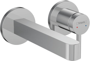 Hansgrohe finoris - inbouw wastafelmengkraan - ééngreeps bediening - met afvoerplug - 168mm - chroom