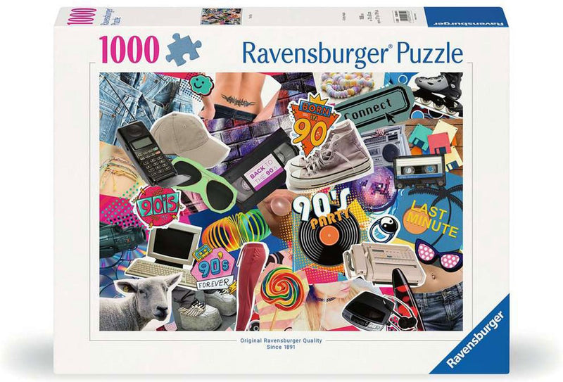 Load image into Gallery viewer, Ravensburger puzzel de jaren 90 - legpuzzel - 1000 stukjes
