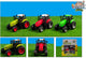 Kids globe tractor met licht en geluid, 1:32