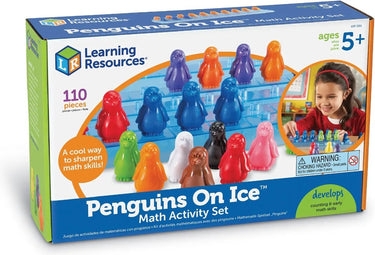 Learning resources penguins on ice™ math activity set - 5+