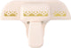 Vaessen creative pons - randpons kanten rand - 9,6 x 4,5 cm - ivoor