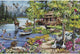 Luca-s cabin by the lake borduren (pakket) b2410