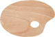 Creotime palet | verfpalet | mengpalet | schilderspalet | houten kleurenpalet | diy creatief palet | 20x30 cm | 1 stuk