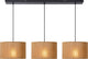 Lucide magius - hanglamp - 3xe27 - naturel - japandi