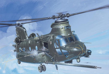 Italeri modelbouwpakket vliegtuigen - 1218 boeing mh-47e soa chinook - helikopter plastic - 1:72 - modelbouw