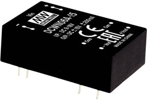 Mw mean well dcwn06c-05 dc dc-convertermodule 500 ma 6 w aantal uitgangen: 2 x inhoud 1 stuk(s)