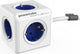 Designnest powercube extended - schuko - blauw