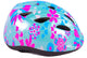 Volare kinder fietshelm - xs - blauw roze bloemetjes - 47-51 cm - extra klein model