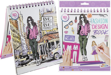 Grafix fashion design stickerboek + stencils