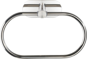 Wenko turbo-loc® handdoekring orea rvs glanzend - handdoekhouder - bevestigen zonder boren - zelfklevend - 10 jaar garantie