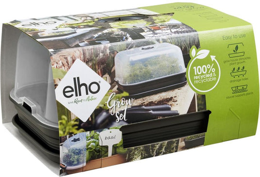 Elho green basics kweekset m - living black