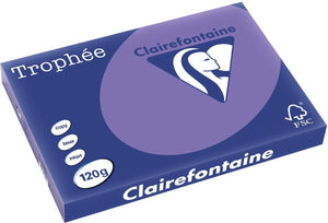 Clairefontaine trophée intens a3 violet 120 g 250 vel