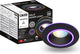 Calex halo slimme inbouwspot - smart downlight - rgb en warm wit licht - zwart