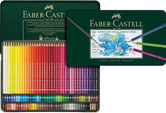 Faber-castell aquarelpotlood - albrecht durer - blik 120 stuks - fc-117511