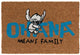 Disney - lilo stitch - deurmat - welkomstmat - ohana means family