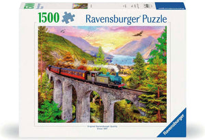 Ravensburger puzzel trein in de herfst - legpuzzel - 1500 stukjes