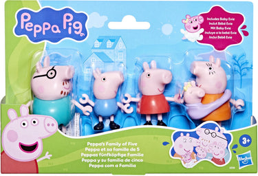 Peppa pig familie speelset - 5dlg.