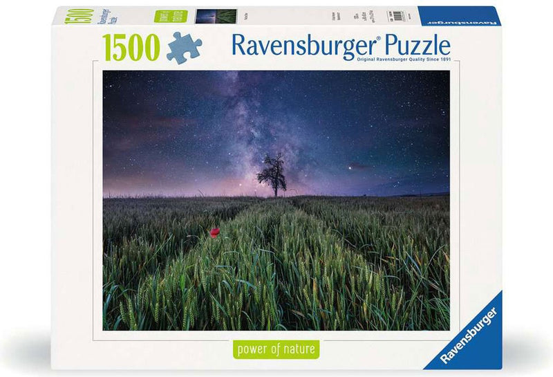 Load image into Gallery viewer, Ravensburger legpuzzel nachthim.uber dem kornfeld, 1500st.
