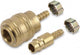 Powerplus powair0265 compressor koppelingen - snelkoppeling met 2 ringen - mannelijke en vrouwelijke euro-slangaansluiting